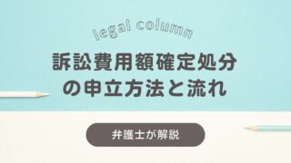 訴訟費用額確定処分