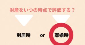 財産をいつの時点で評価する？評価の基準時